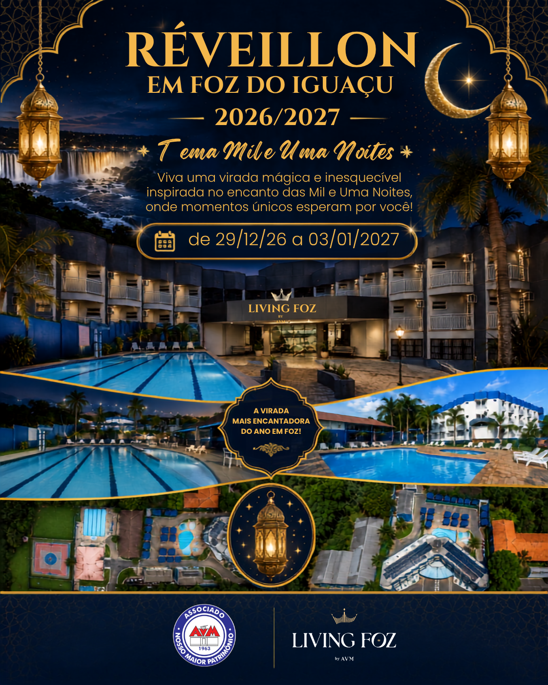 Réveillon 2026/2027 em Foz do Iguaçu